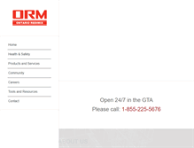 Tablet Screenshot of ontarioredimix.com
